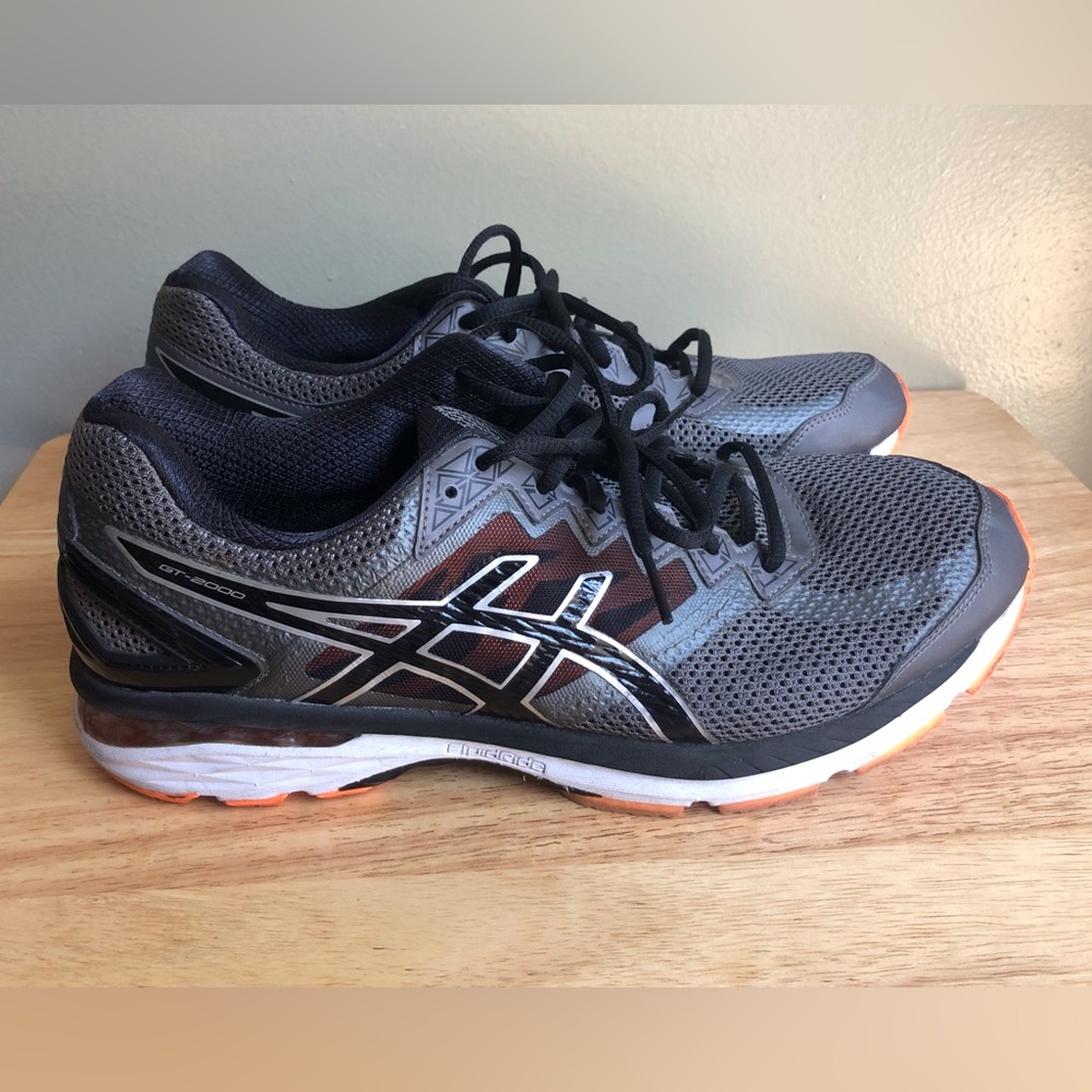 ASICS GT-2000 4 Men's Running Shoes Carbon Hot Orange Size: US 11 EUR 45